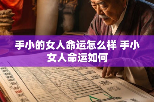 手小的女人命运怎么样 手小女人命运如何