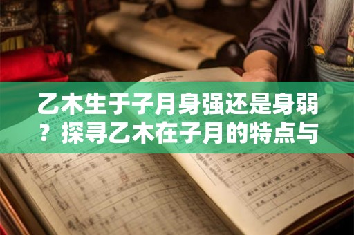 乙木生于子月身强还是身弱？探寻乙木在子月的特点与影响