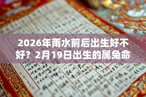 2026年雨水前后出生好不好？2月19日出生的属兔命运