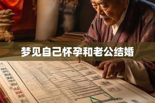 梦见自己怀孕和老公结婚