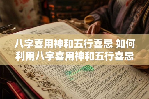 八字喜用神和五行喜忌 如何利用八字喜用神和五行喜忌