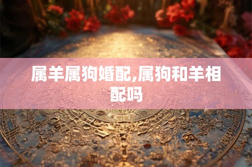 属羊属狗婚配,属狗和羊相配吗