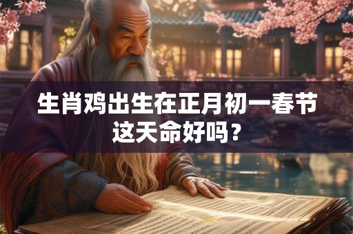 生肖鸡出生在正月初一春节这天命好吗？