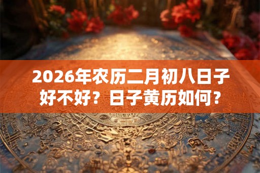 2026年农历二月初八日子好不好？日子黄历如何？