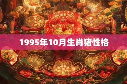 1995年10月生肖猪性格