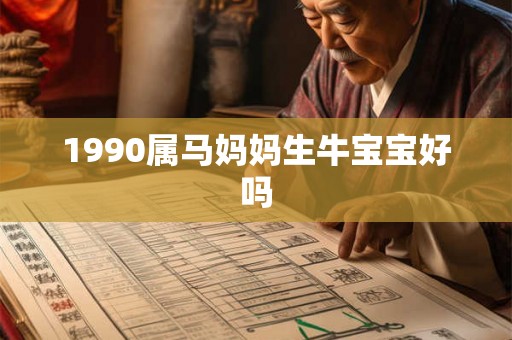 1990属马妈妈生牛宝宝好吗