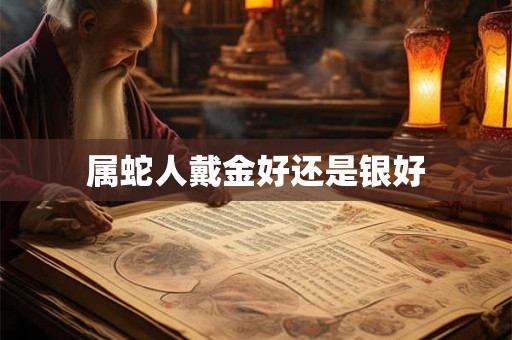 属蛇人戴金好还是银好
