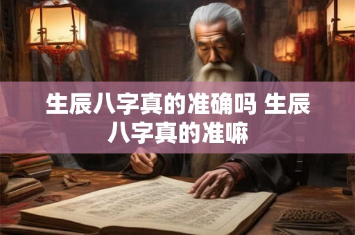 生辰八字真的准确吗 生辰八字真的准嘛