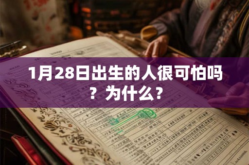 1月28日出生的人很可怕吗？为什么？