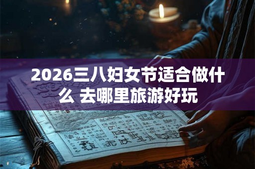 2026三八妇女节适合做什么 去哪里旅游好玩