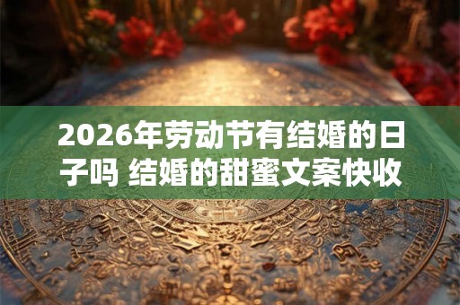 2026年劳动节有结婚的日子吗 结婚的甜蜜文案快收藏 2026年劳动节有结婚的日子吗 结婚的甜蜜文案快收藏