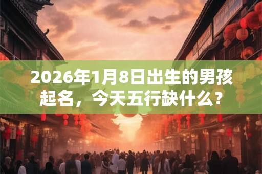 2026年1月8日出生的男孩起名,今天五行缺什么? 2026年1月8日出生的男孩起名,今天五行缺什么?