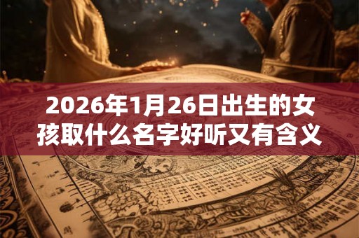 2026年1月26日出生的女孩取什么名字好听又有含义? 2026年1月26日出生的女孩取什么名字好听又有含义?