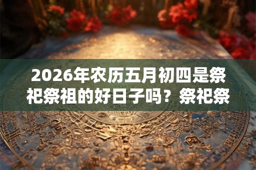 2026年农历五月初四是祭祀祭祖的好日子吗？祭祀祭祖的流程解析