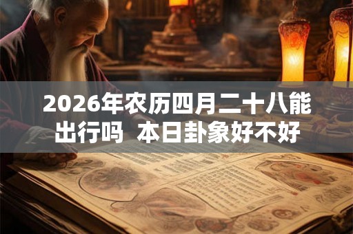 2026年农历四月二十八能出行吗  本日卦象好不好