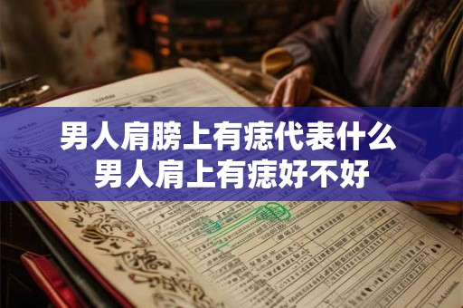 男人肩膀上有痣代表什么 男人肩上有痣好不好 男人肩膀上有痣代表什么 男人肩上有痣好不好