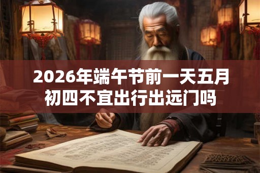 2026年端午节前一天五月初四不宜出行出远门吗