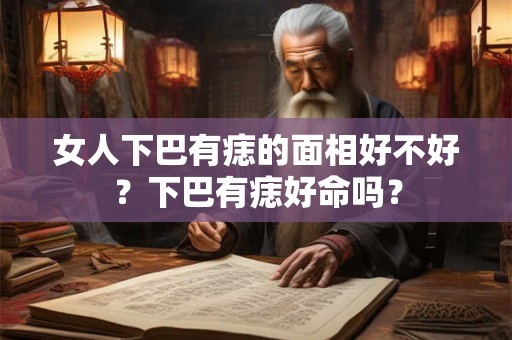 女人下巴有痣的面相好不好?下巴有痣好命吗? 女人下巴有痣的面相好不好?下巴有痣好命吗?