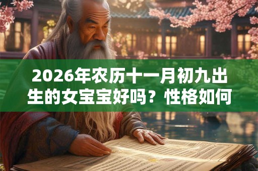 2026年农历十一月初九出生的女宝宝好吗？性格如何？