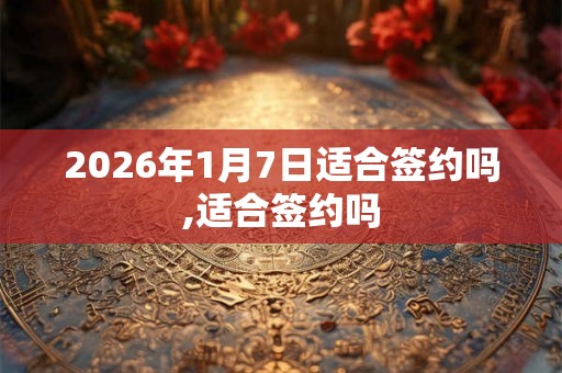 2026年1月7日适合签约吗,适合签约吗