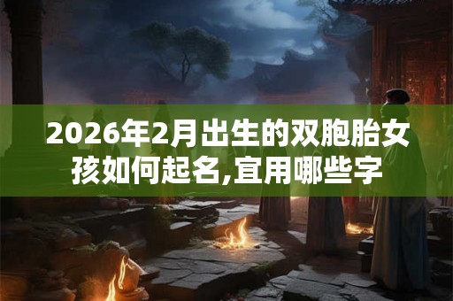 2026年2月出生的双胞胎女孩如何起名,宜用哪些字 2026年2月出生的双胞胎女孩如何起名,宜用哪些字