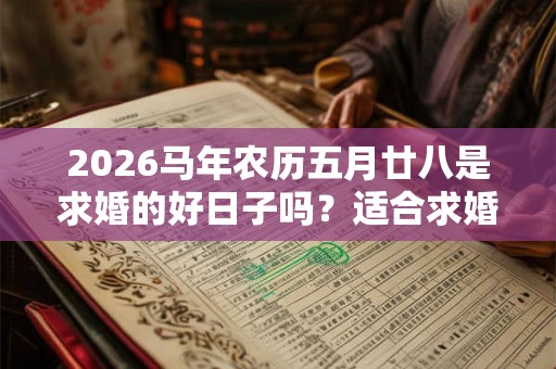 2026马年农历五月廿八是求婚的好日子吗？适合求婚的地方