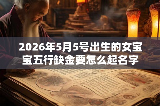 2026年5月5号出生的女宝宝五行缺金要怎么起名字