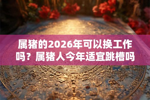 属猪的2026年可以换工作吗？属猪人今年适宜跳槽吗