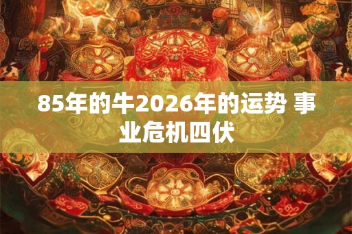 85年的牛2026年的运势 事业危机四伏