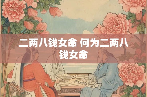 二两八钱女命 何为二两八钱女命 二两八钱女命 何为二两八钱女命