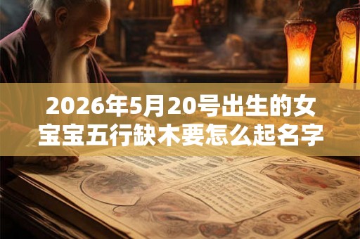 2026年5月20号出生的女宝宝五行缺木要怎么起名字