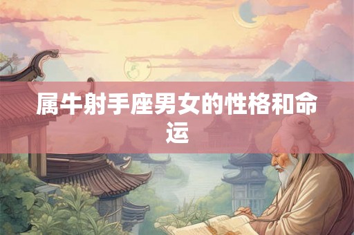 属牛射手座男女的性格和命运
