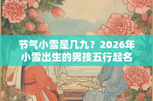节气小雪是几九?2026年小雪出生的男孩五行起名 节气小雪是几九?2026年小雪出生的男孩五行起名