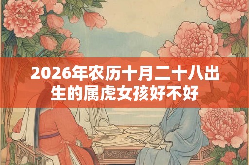 2026年农历十月二十八出生的属虎女孩好不好