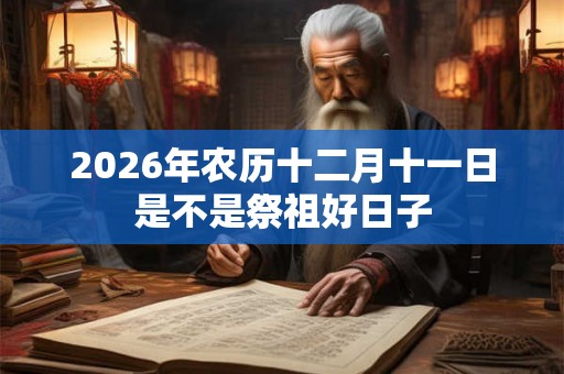 2026年农历十二月十一日是不是祭祖好日子