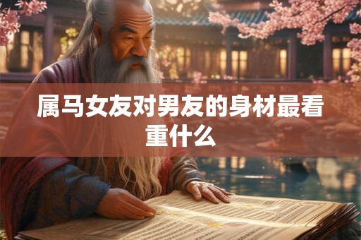 属马女友对男友的身材最看重什么