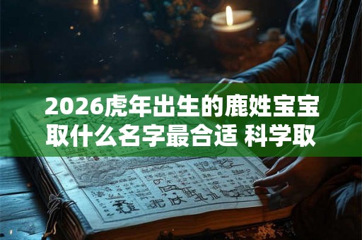 2026虎年出生的鹿姓宝宝取什么名字最合适 科学取名