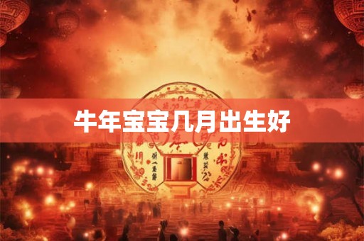 牛年宝宝几月出生好