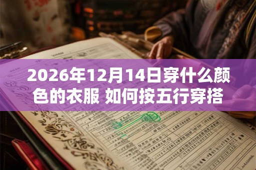 2026年12月14日穿什么颜色的衣服 如何按五行穿搭
