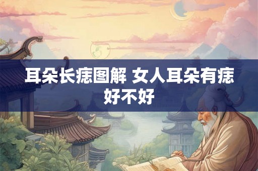 耳朵长痣图解 女人耳朵有痣好不好