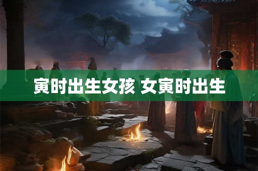 寅时出生女孩 女寅时出生