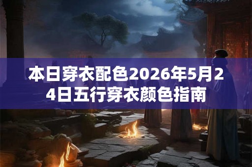 本日穿衣配色2026年5月24日五行穿衣颜色指南