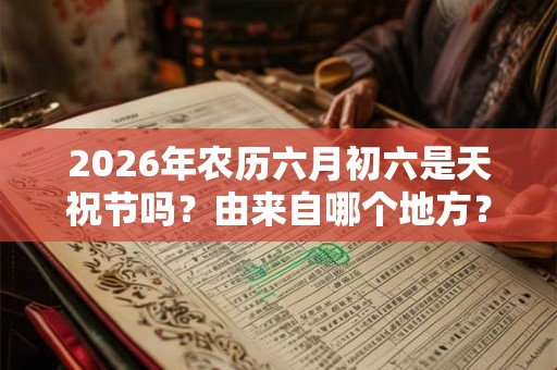 2026年农历六月初六是天祝节吗？由来自哪个地方？