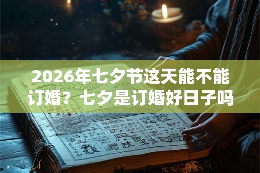2026年七夕节这天能不能订婚？七夕是订婚好日子吗？