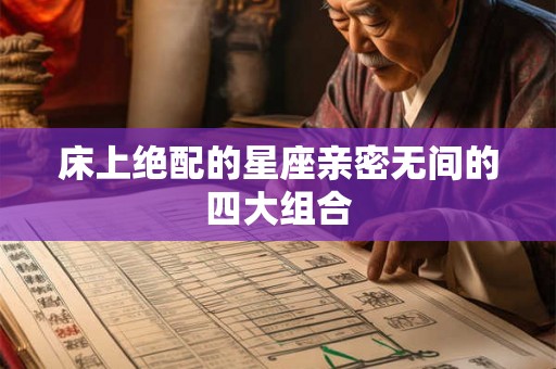 床上绝配的星座亲密无间的四大组合