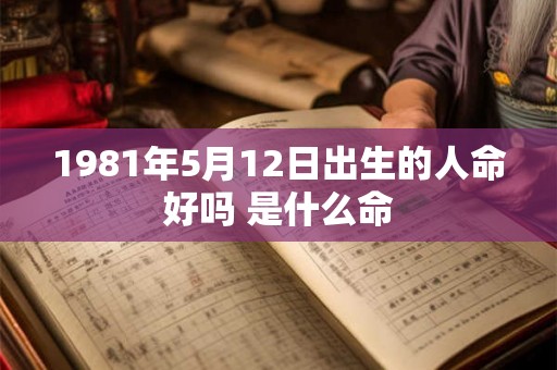 1981年5月12日出生的人命好吗 是什么命