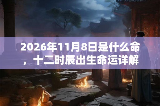 2026年11月8日是什么命，十二时辰出生命运详解