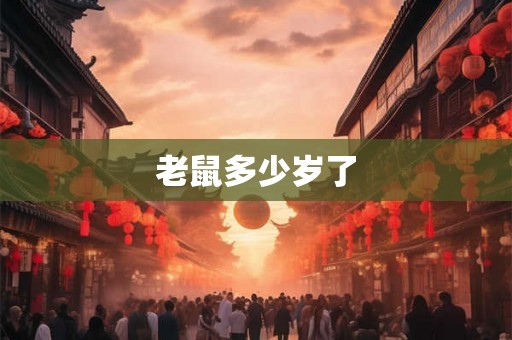 老鼠多少岁了