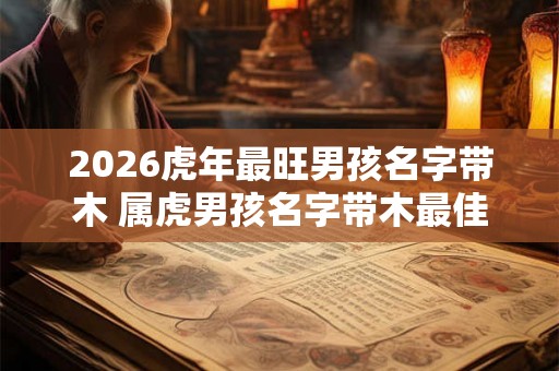 2026虎年最旺男孩名字带木 属虎男孩名字带木最佳字