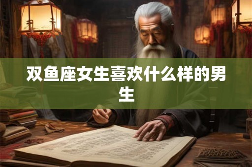 双鱼座女生喜欢什么样的男生